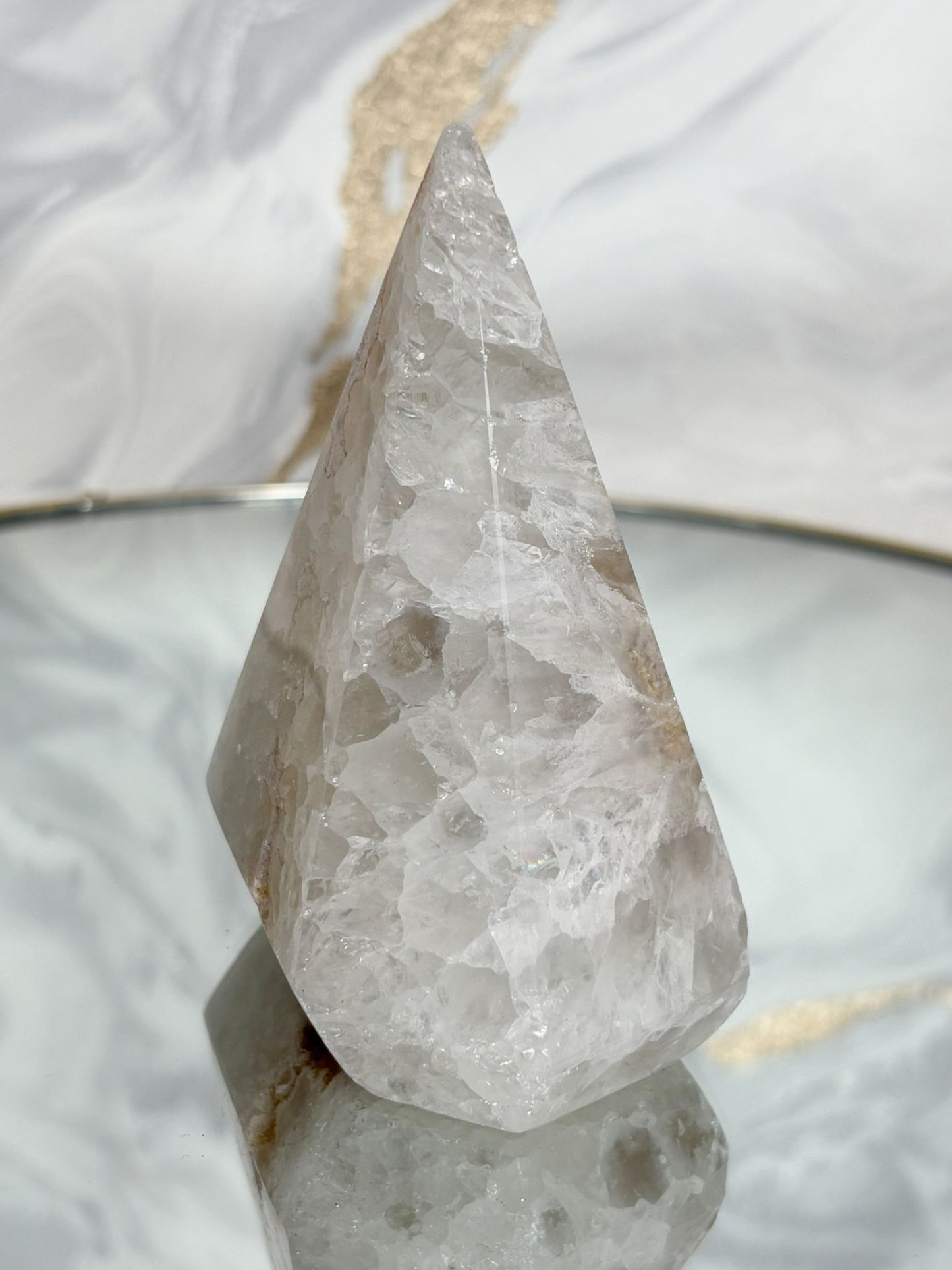 Achat-Diamant mit Kristalldruse