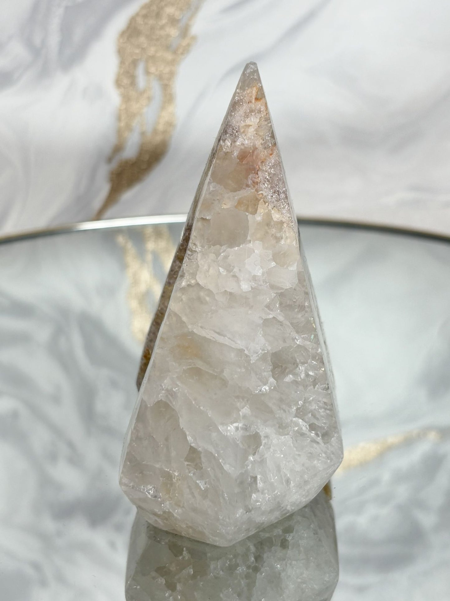 Achat-Diamant mit Kristalldruse