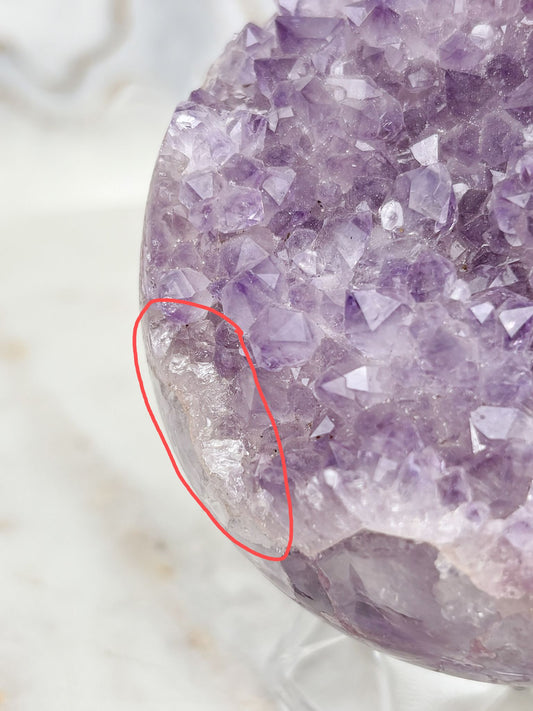 B-Ware: Amethyst Achat Kugel Nr. 25