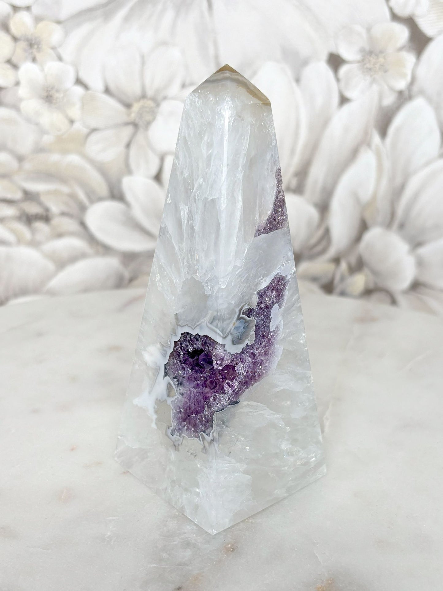 Achat Amethyst Obelisk