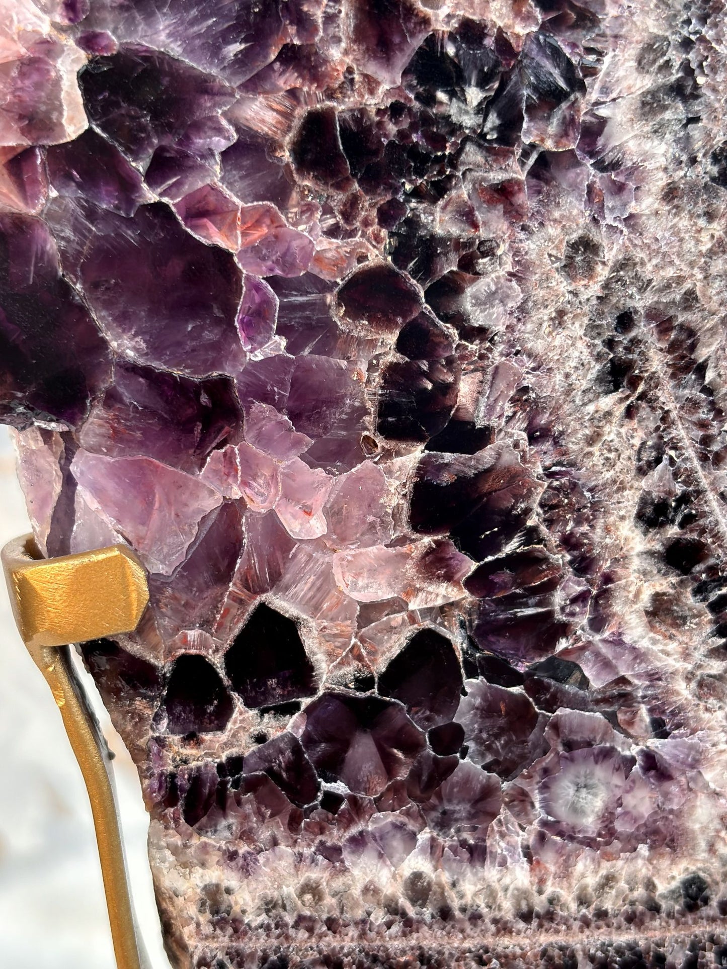 Große Amethyst Scheibe
