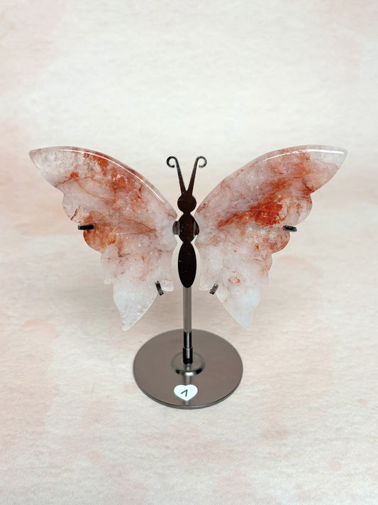 Feuerquarz Schmetterlinge