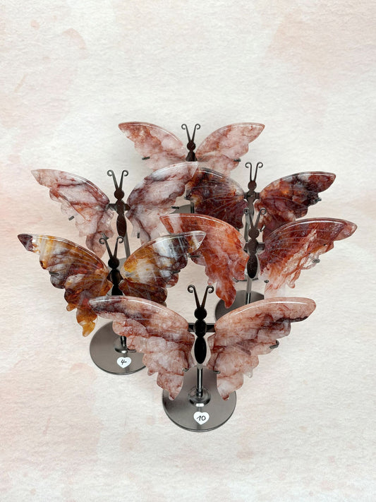 Feuerquarz Schmetterlinge