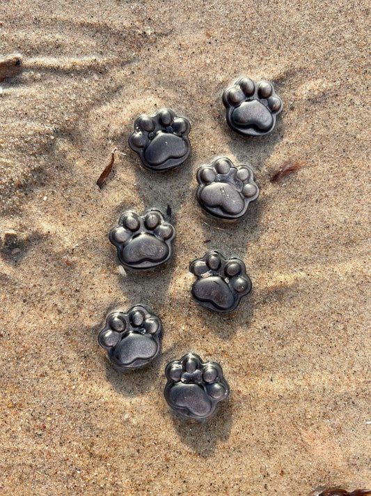 Silber Obsidian Pfoten