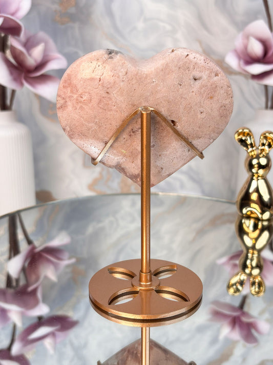Pink Amethyst Herz