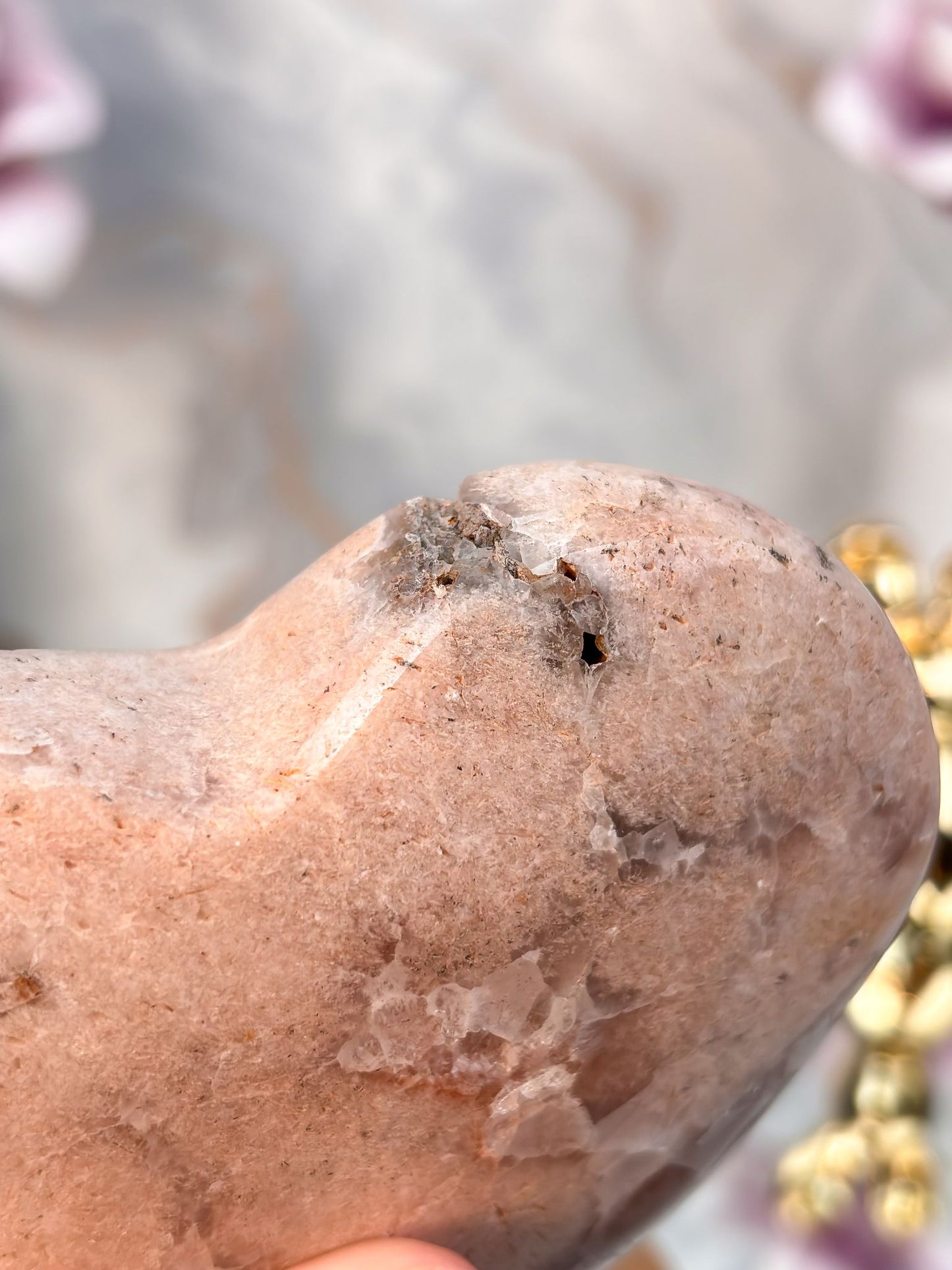 Pink Amethyst Herz