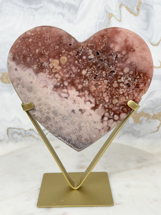 Pink Amethyst Herz
