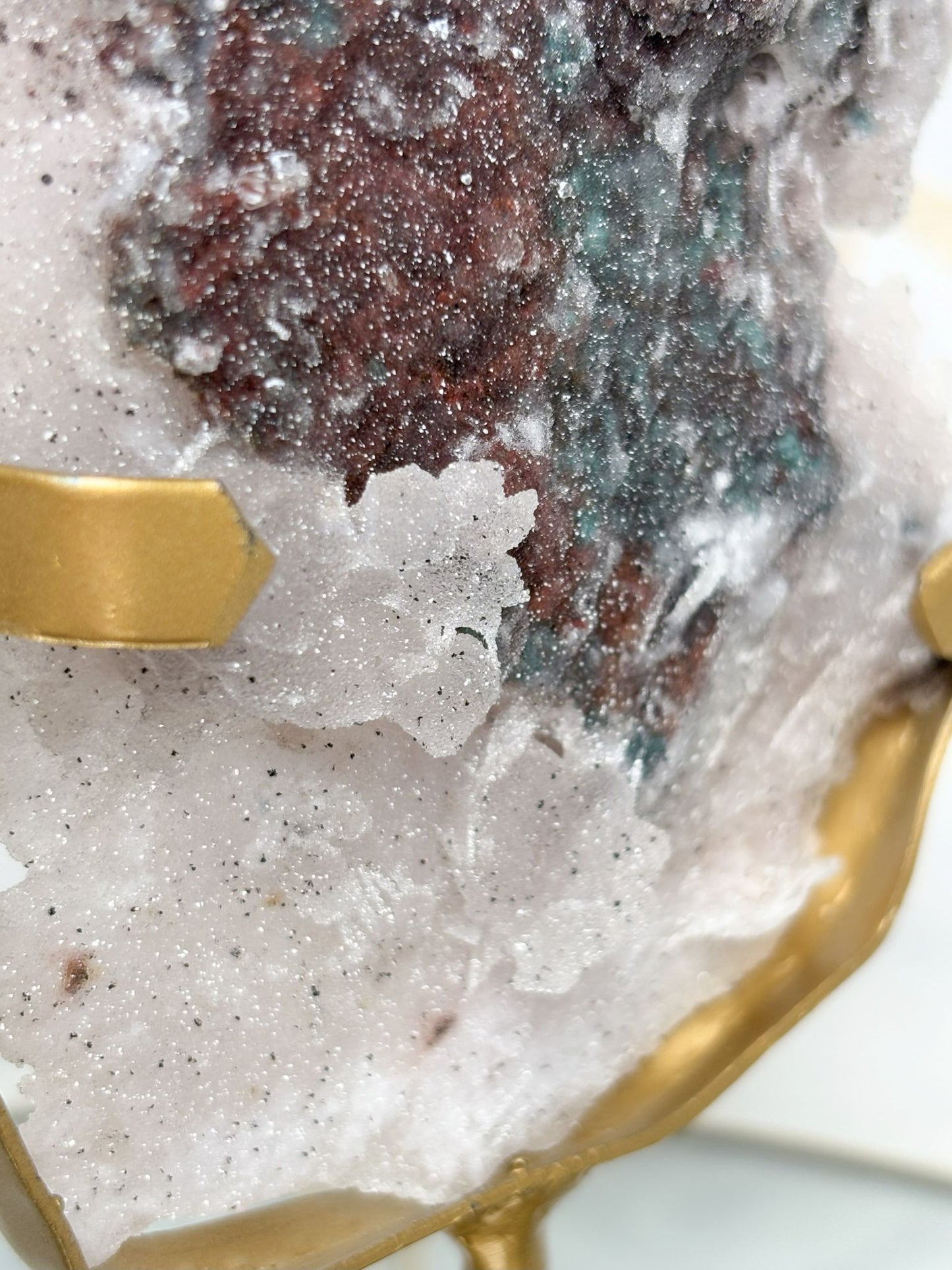 Zeolith Zweiseitig (voller Zuckerkristalle)