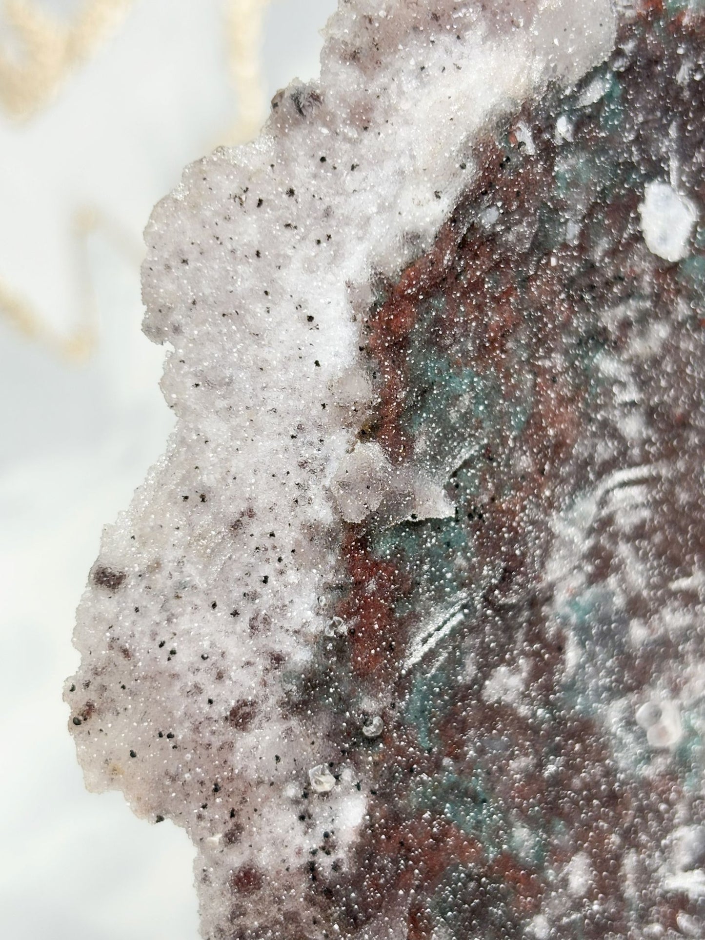 Zeolith Zweiseitig (voller Zuckerkristalle)