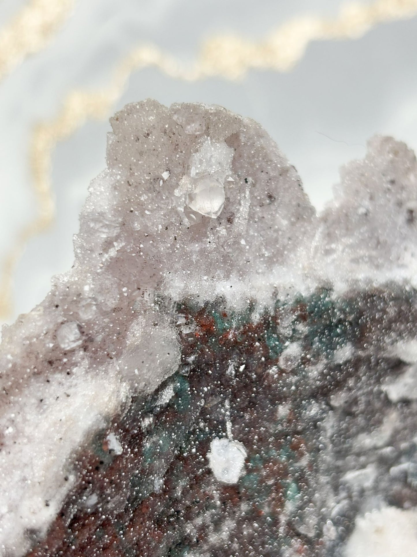 Zeolith Zweiseitig (voller Zuckerkristalle)