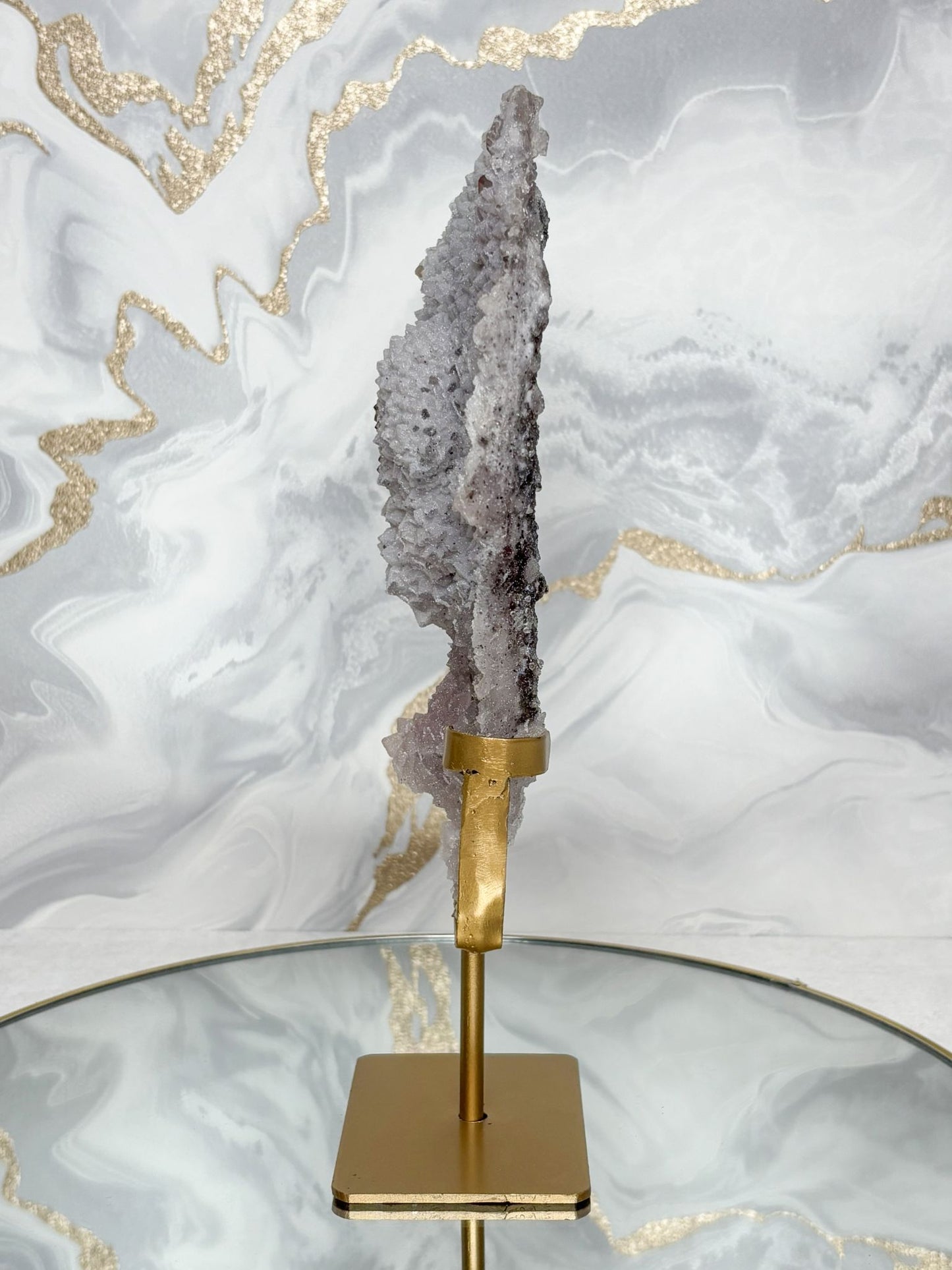 Zeolith Zweiseitig (voller Zuckerkristalle)