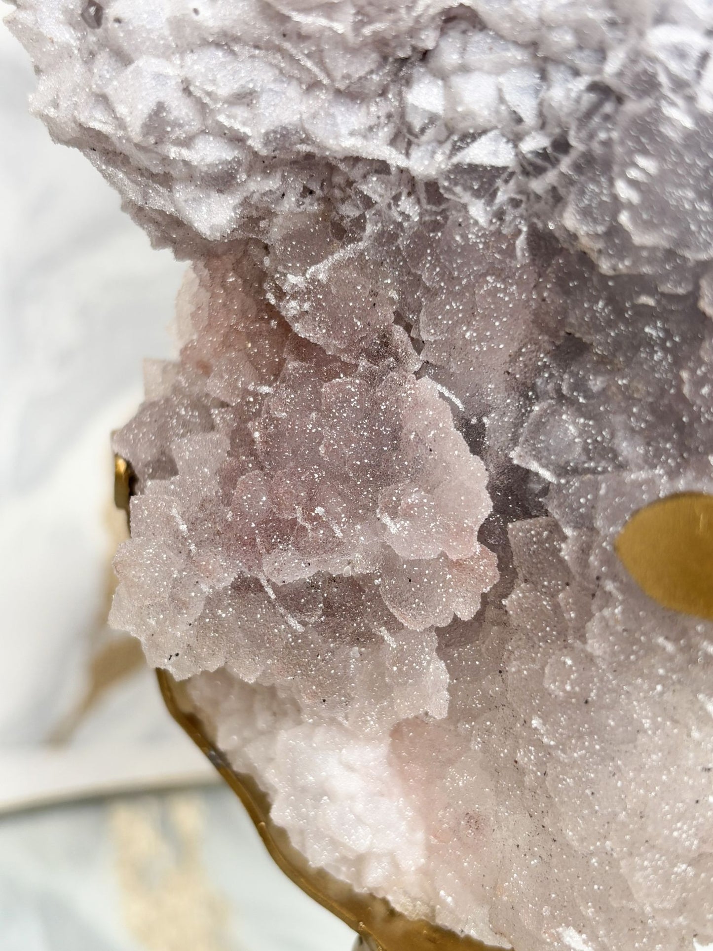 Zeolith Zweiseitig (voller Zuckerkristalle)