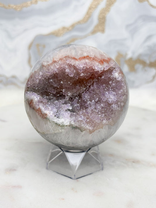 Amethyst Achat Kugel Nr. 12