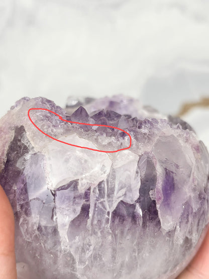 B-Ware: Amethyst Achat Kugel Nr. 25