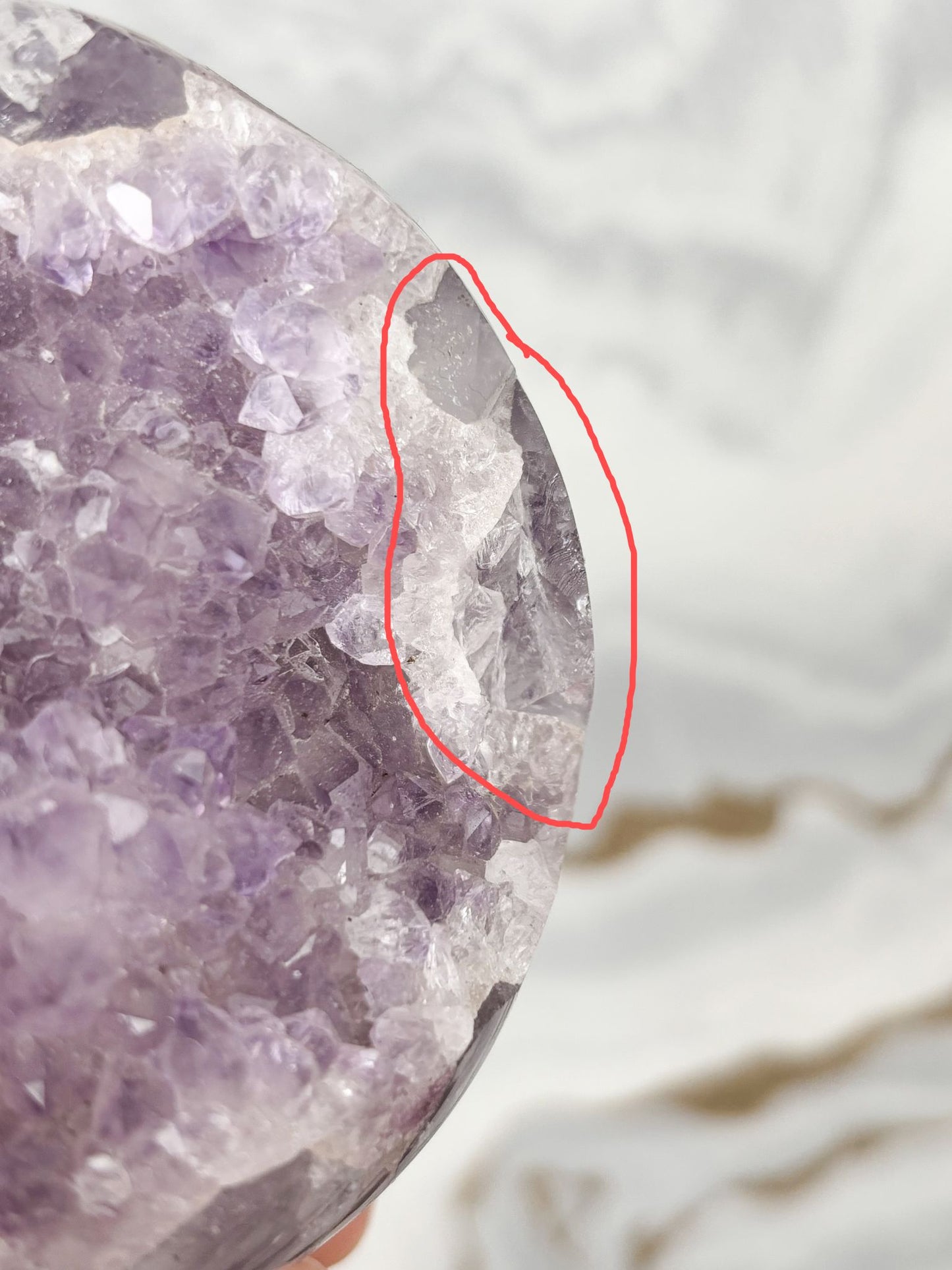 B-Ware: Amethyst Achat Kugel Nr. 25