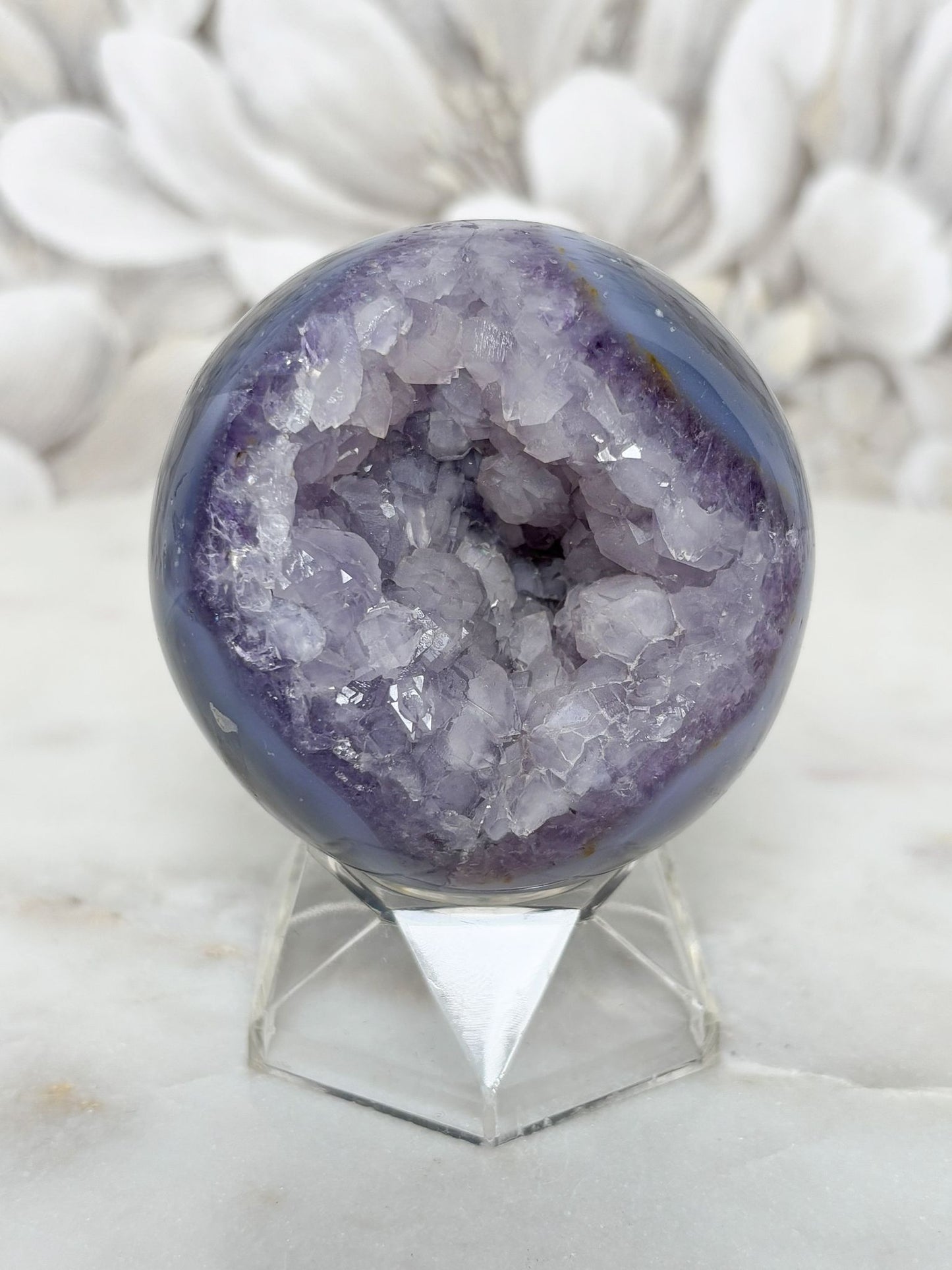 Amethyst Achat Kugel Nr. 2
