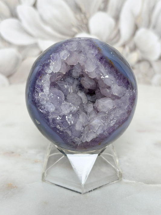 Amethyst Achat Kugel Nr. 2