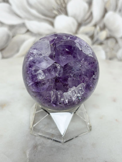 Amethyst Achat Kugel Nr. 4