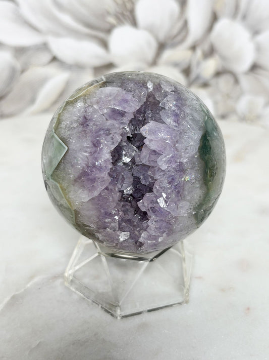 Amethyst Achat Kugel Nr. 9