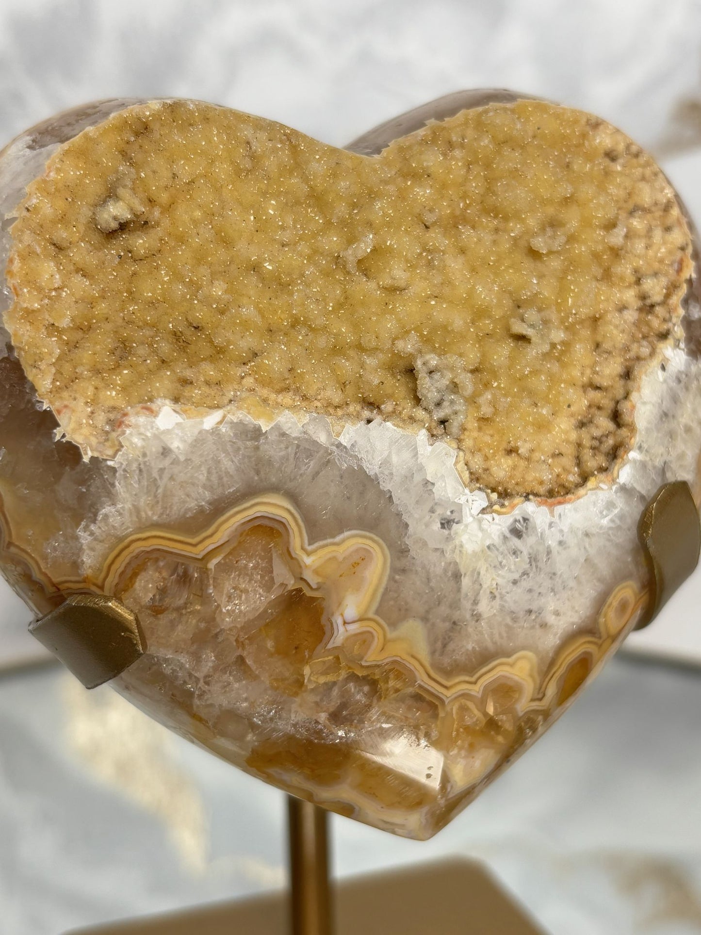 Set: Goldenes Herz & Diamant