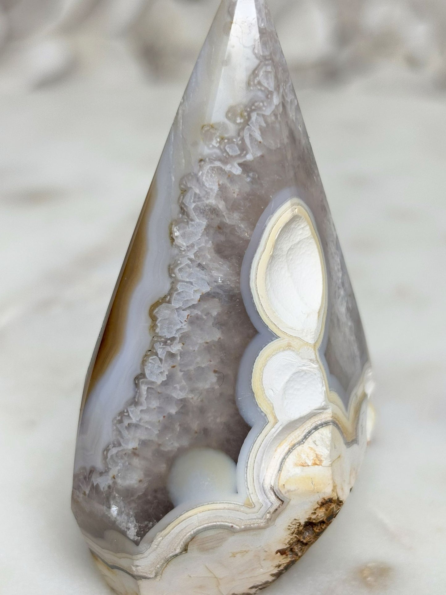 Set: Achat Mond & Diamant