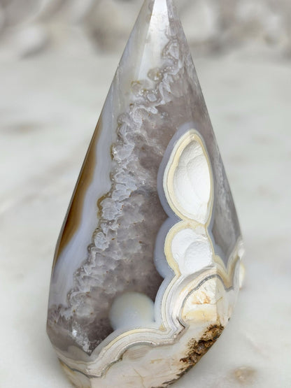 Set: Achat Mond & Diamant