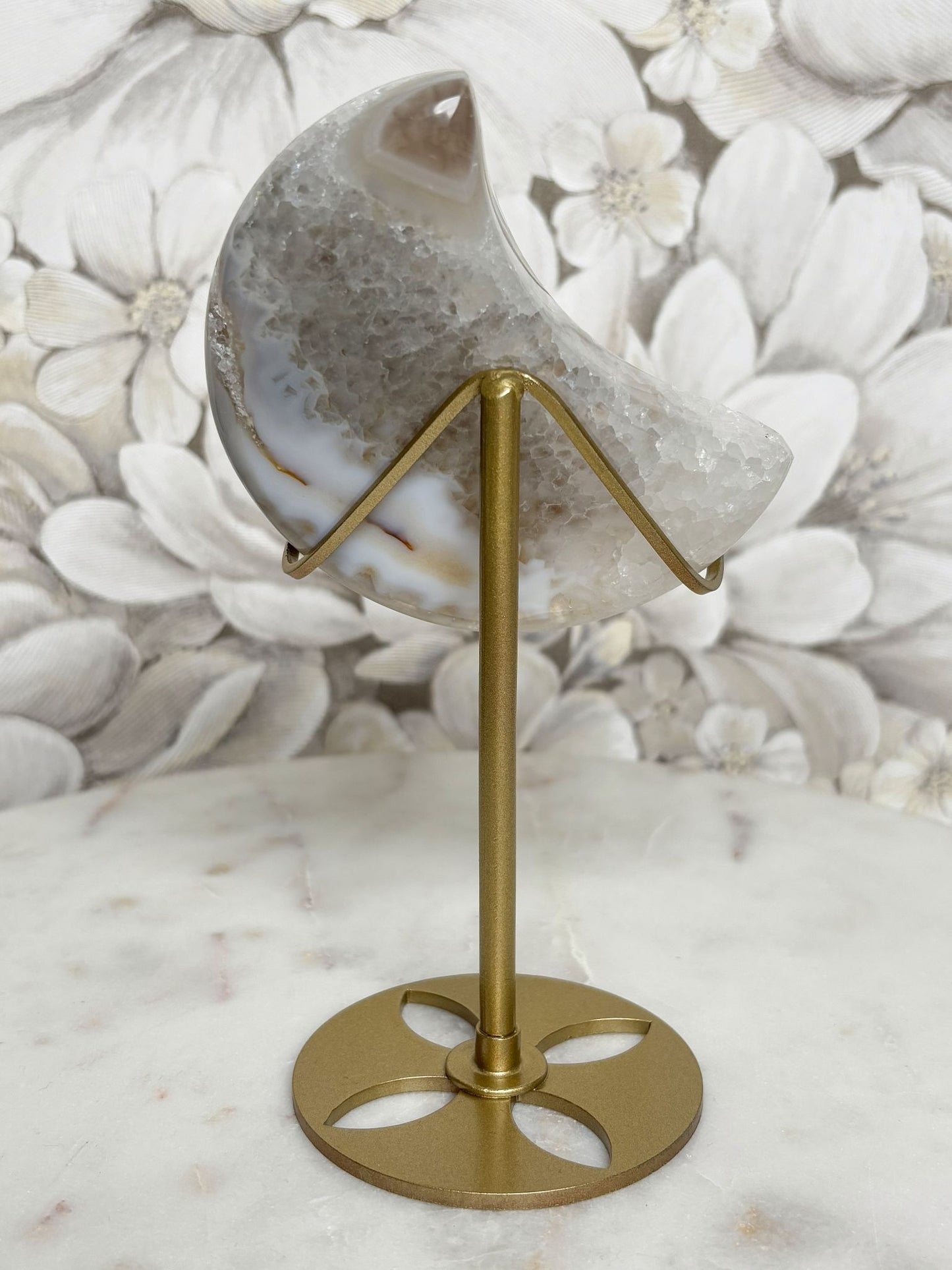 Set: Achat Mond & Diamant