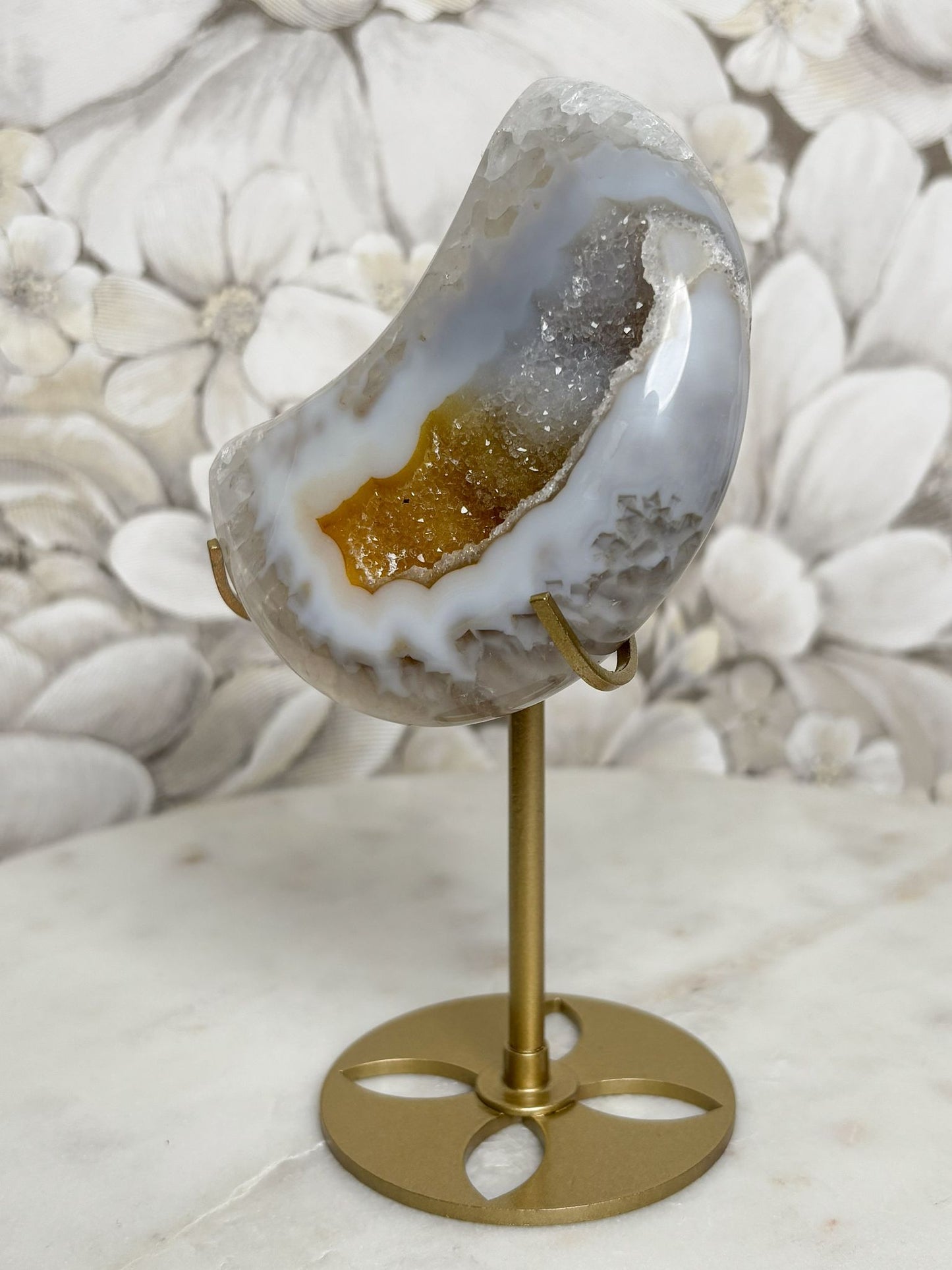 Set: Achat Mond & Diamant