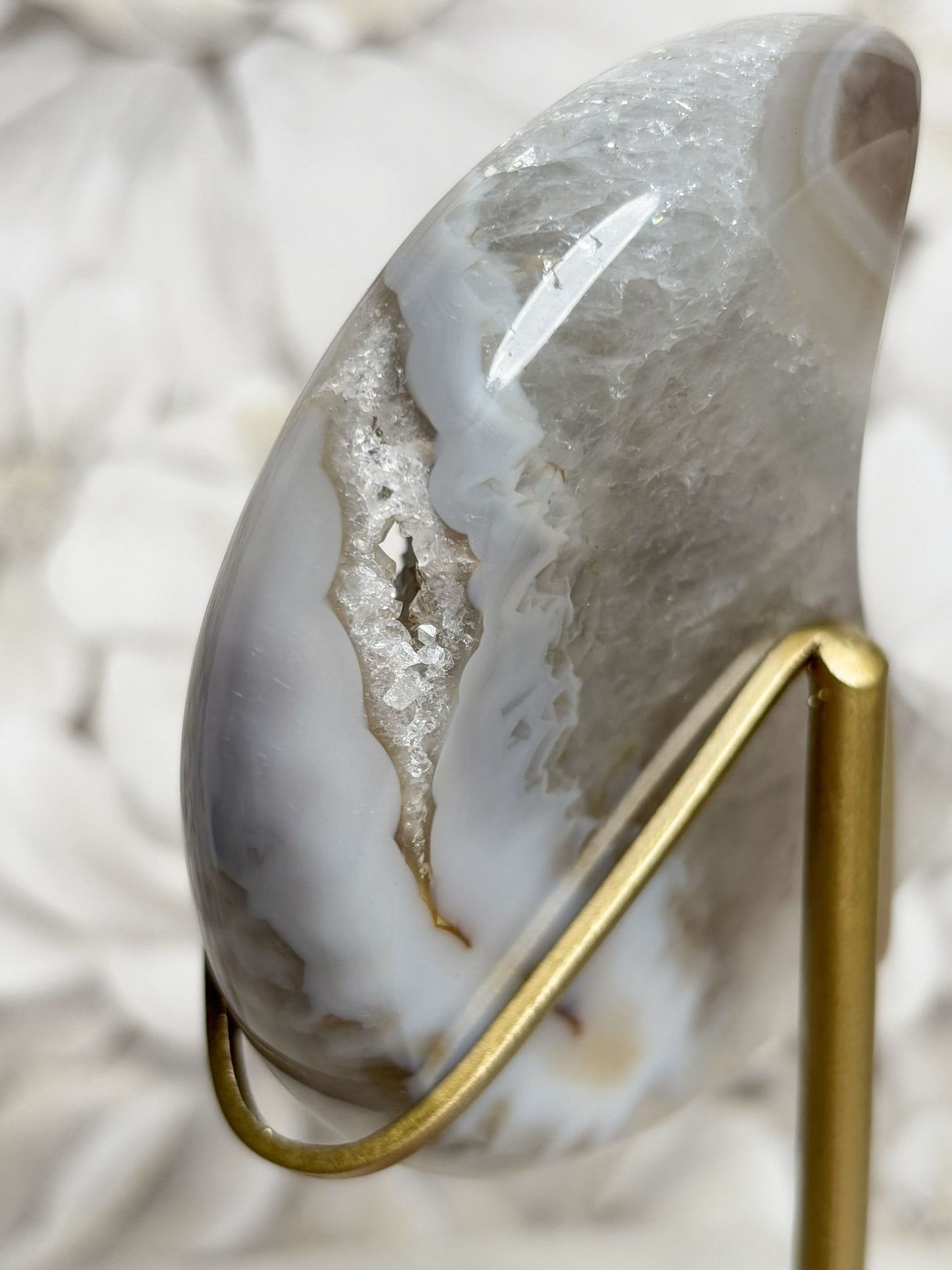 Set: Achat Mond & Diamant