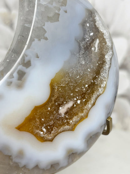 Set: Achat Mond & Diamant