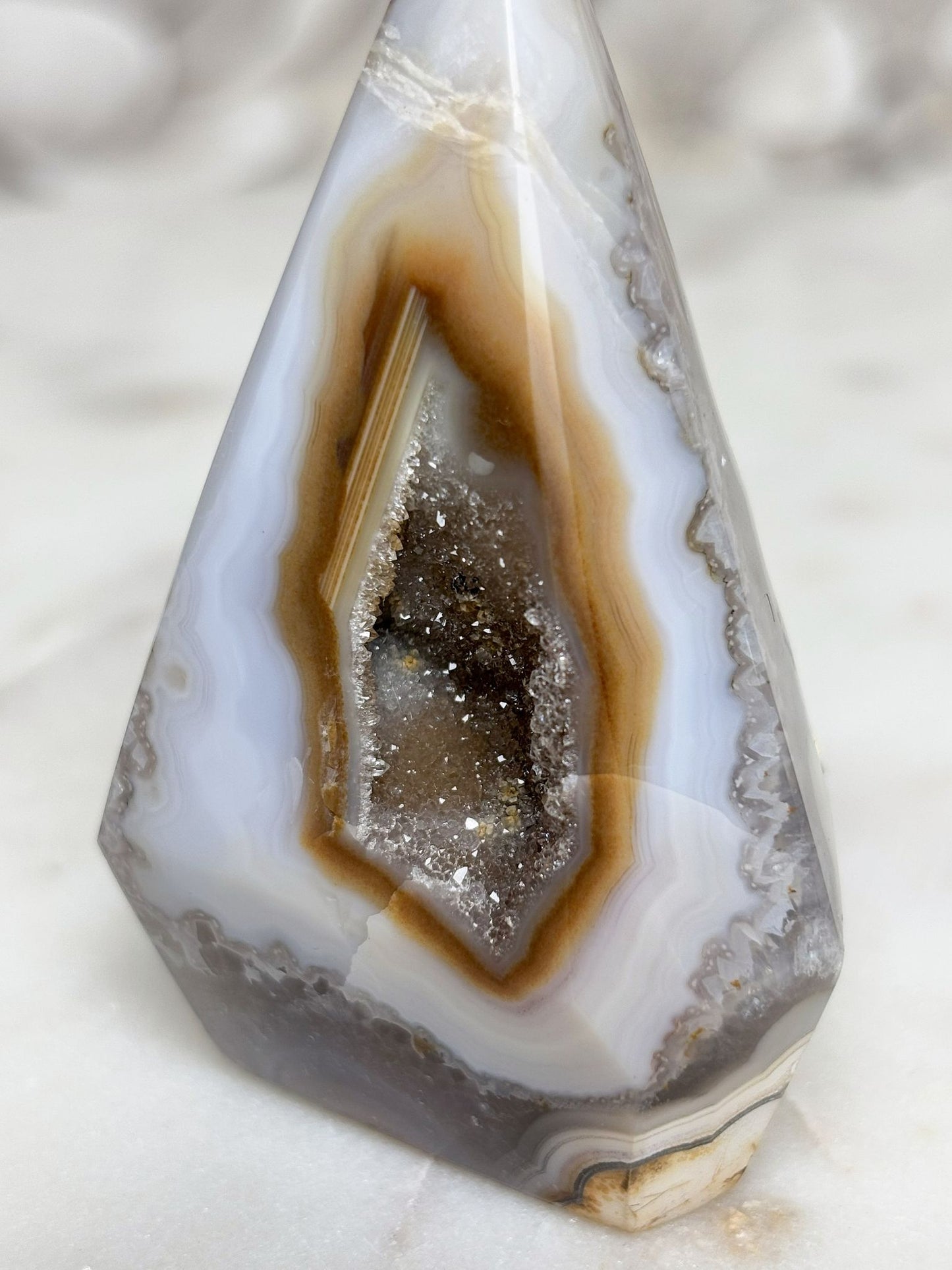 Set: Achat Mond & Diamant