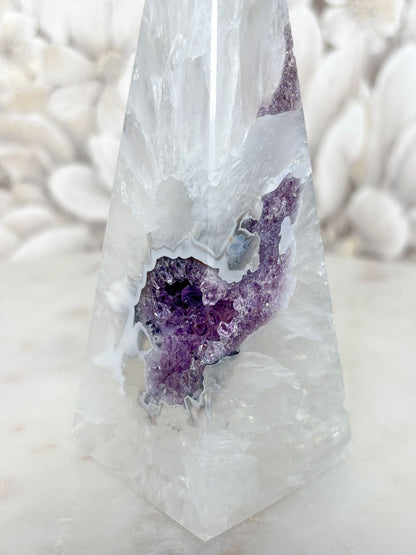 Achat Amethyst Obelisk