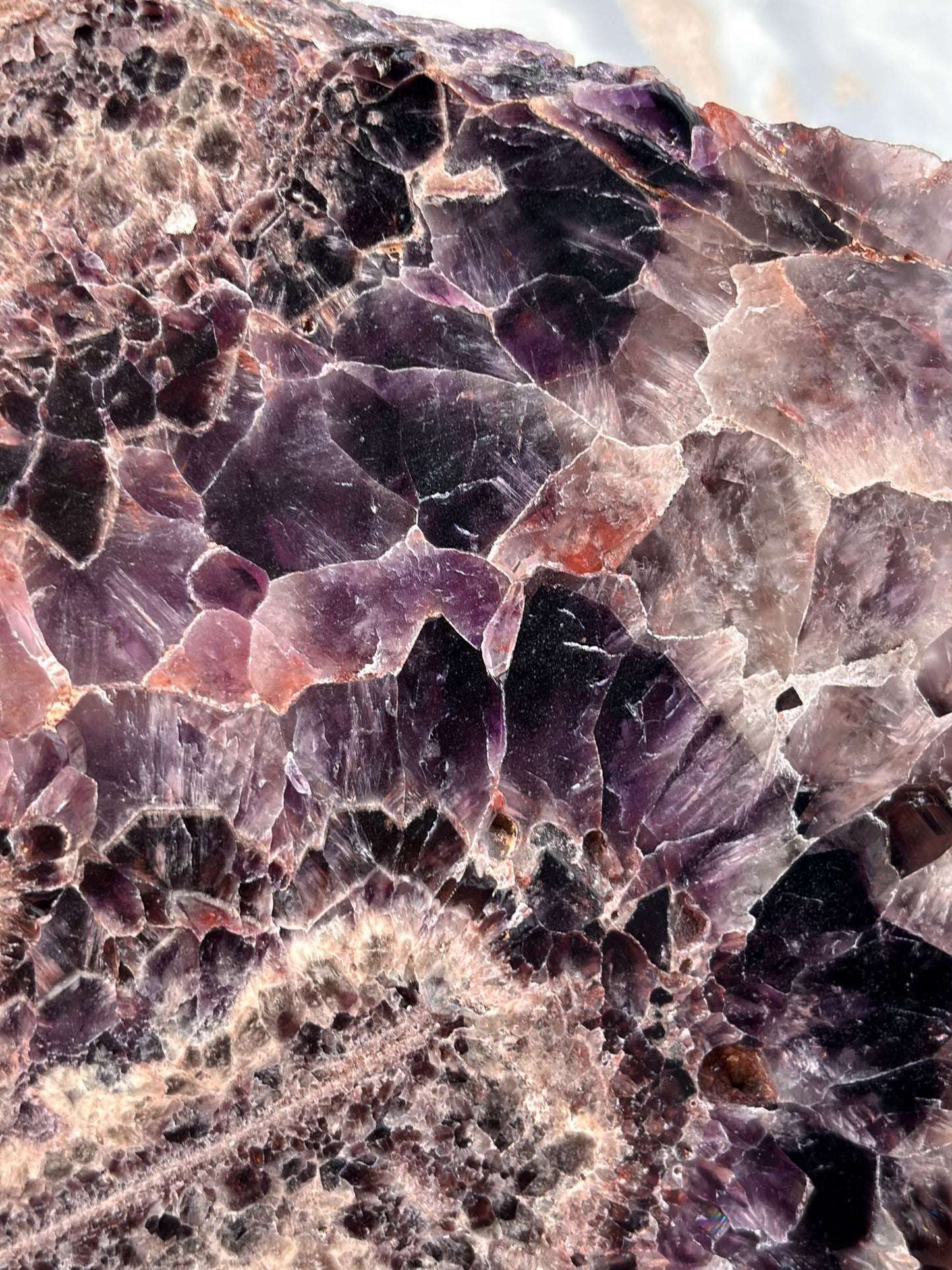 Große Amethyst Scheibe