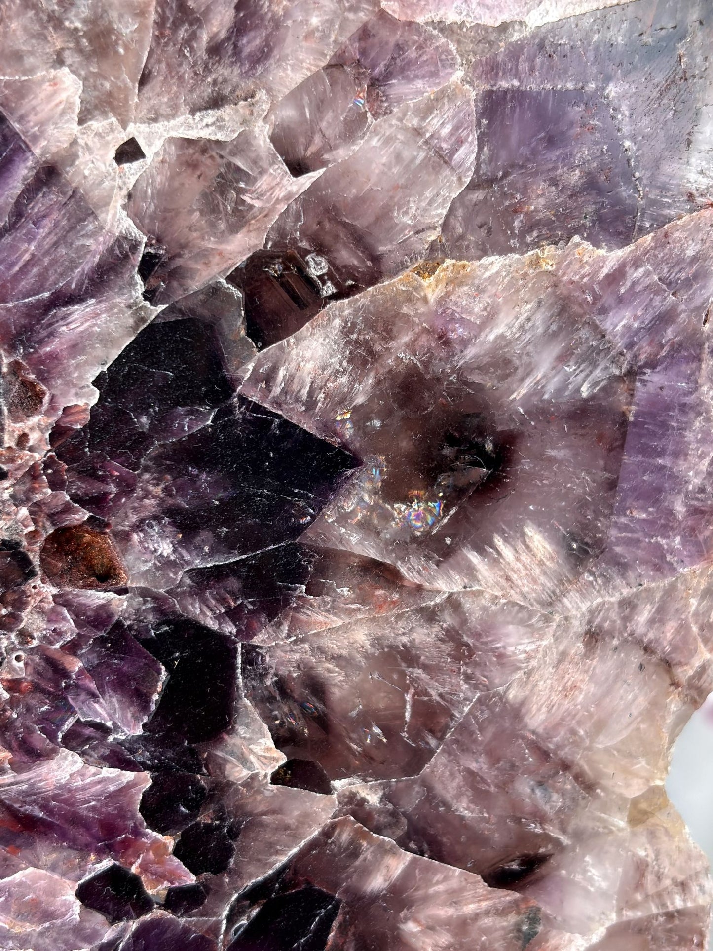 Große Amethyst Scheibe