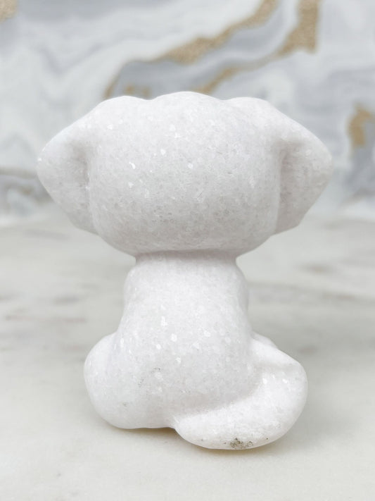 Dolomit Figur Nr. 1 (Hund)