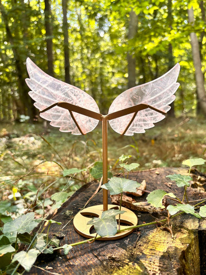 Engelsflügel aus Rosenquarz