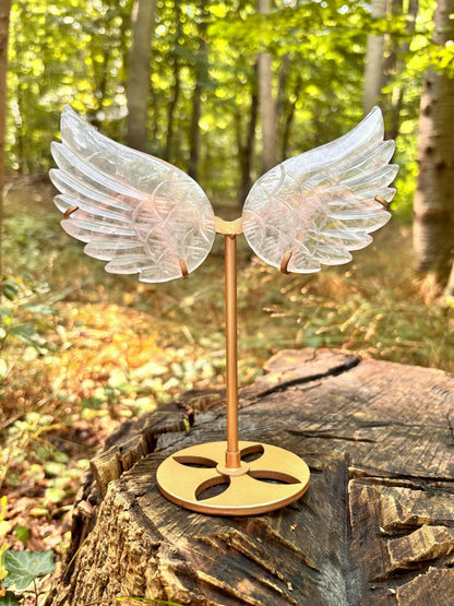 Engelsflügel aus Rosenquarz