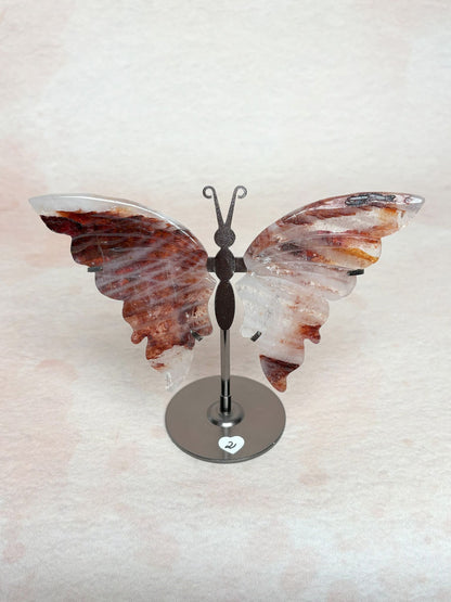 Feuerquarz Schmetterlinge