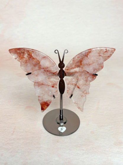 Feuerquarz Schmetterlinge