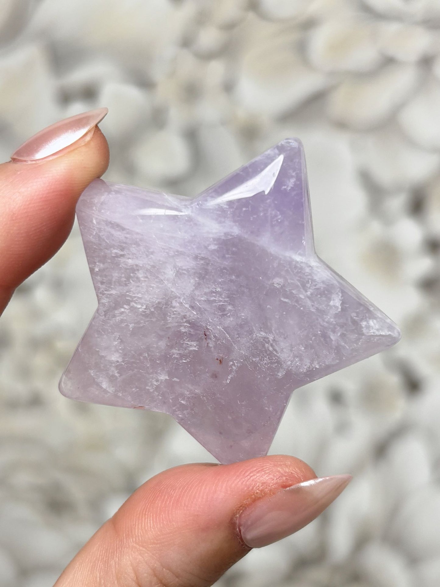 Lavendelquarz Sterne