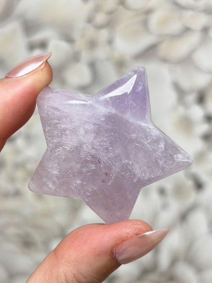 Lavendelquarz Sterne