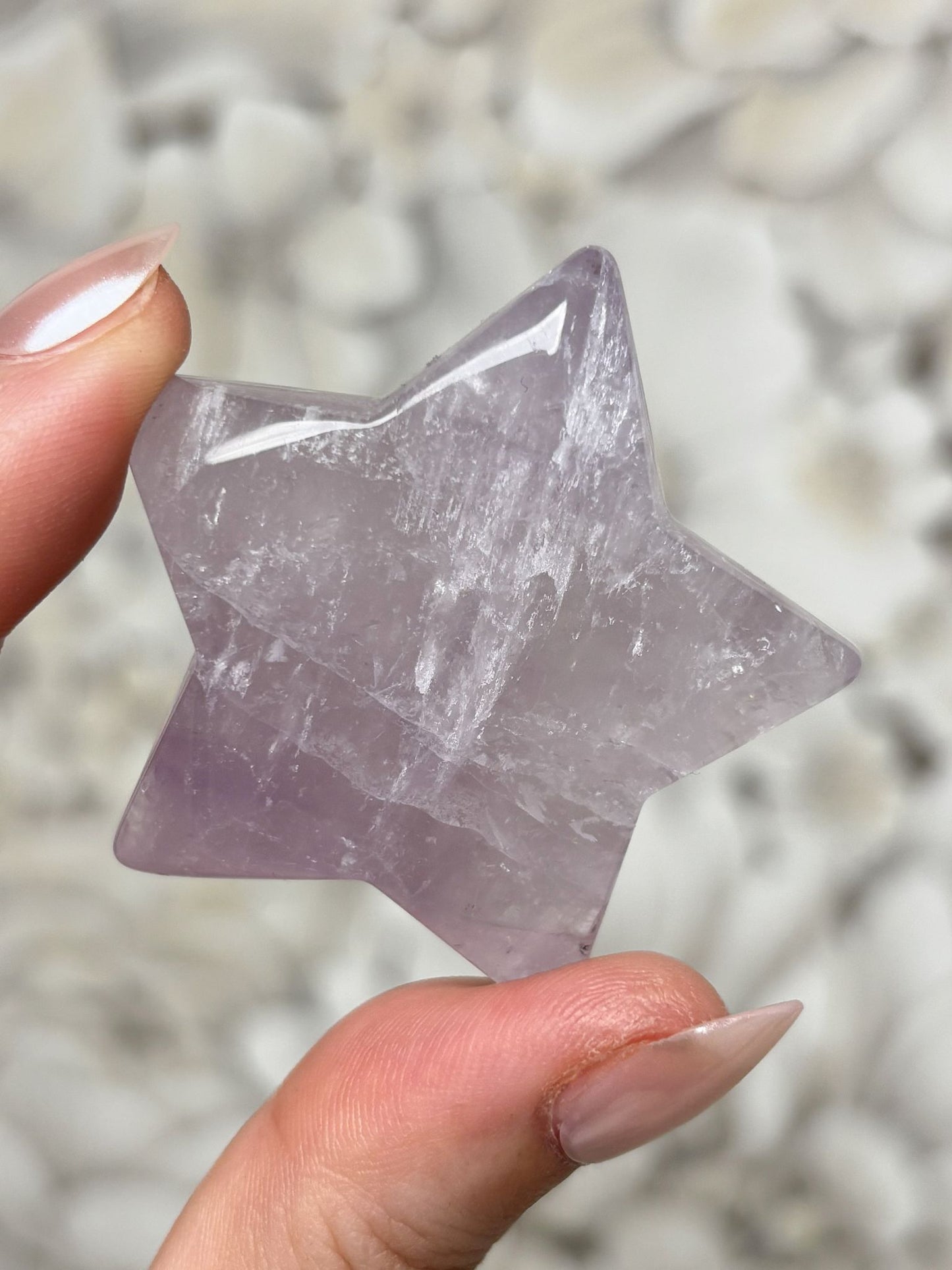 Lavendelquarz Sterne