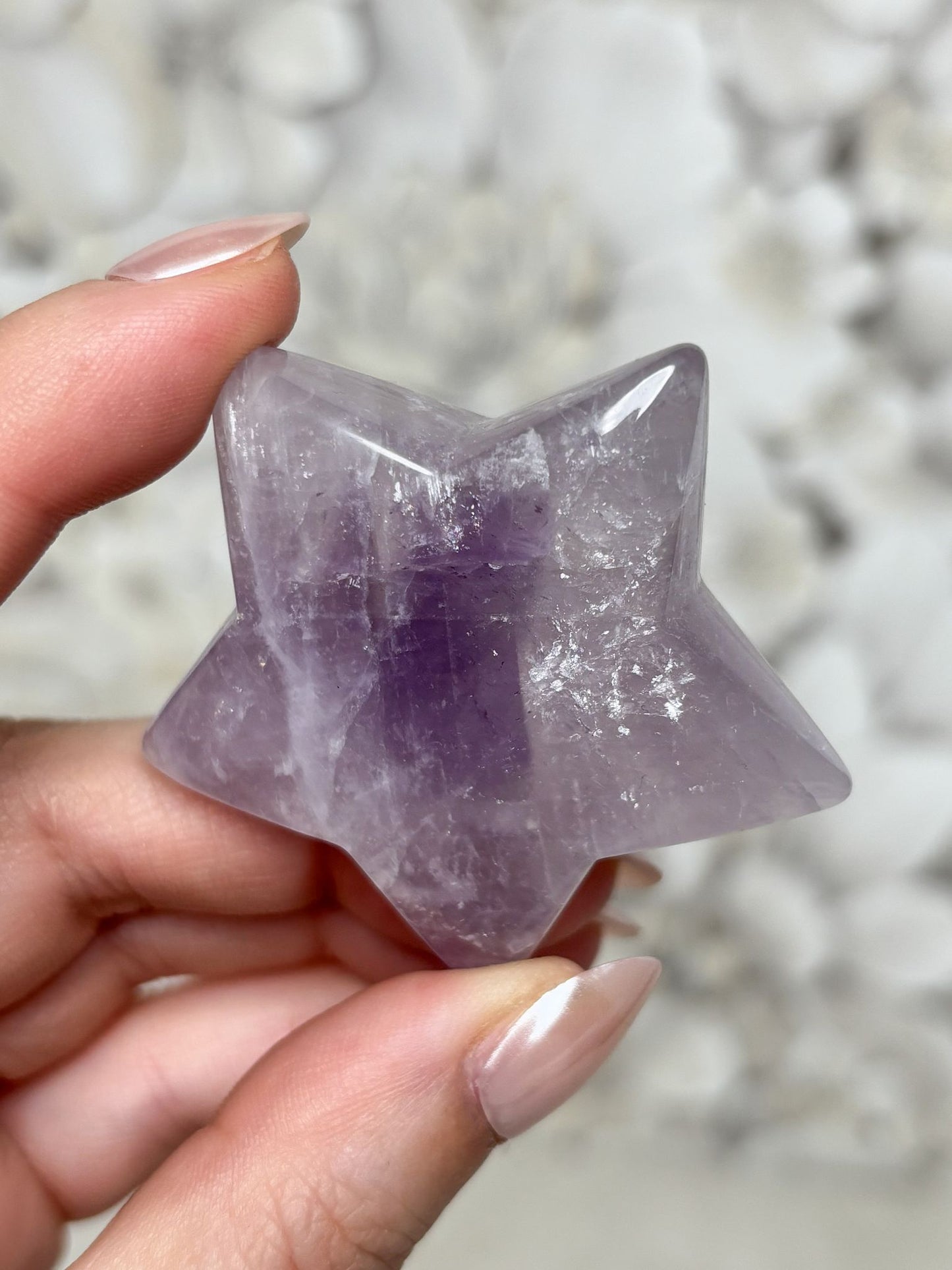 Lavendelquarz Sterne
