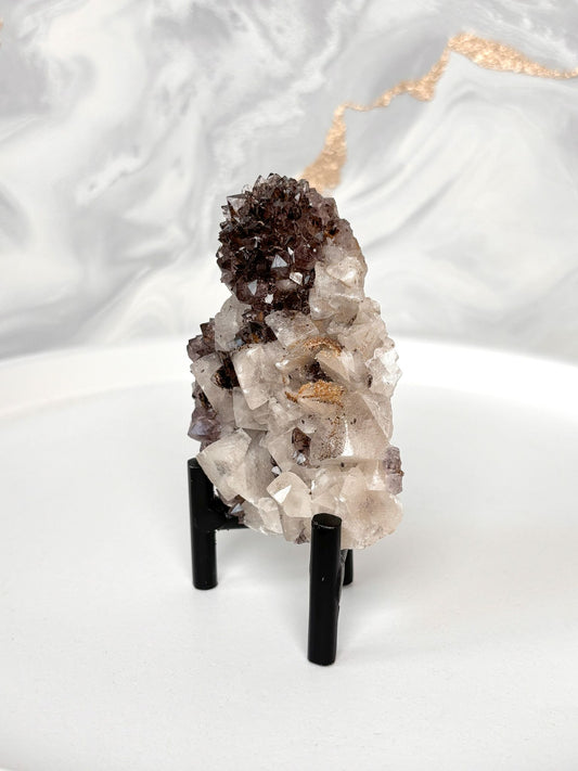 Mini Amethyst mit viel Calcit