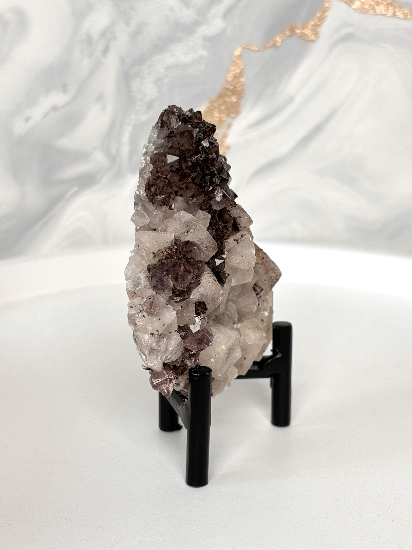 Mini Amethyst mit viel Calcit