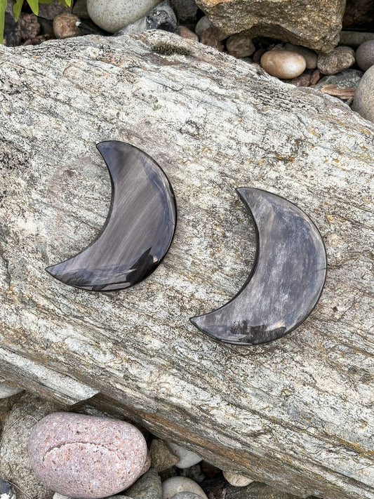 Silber Obsidian Monde