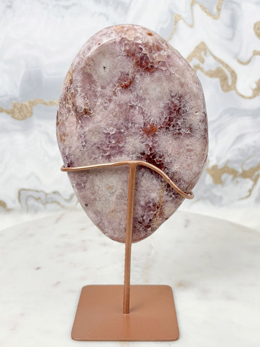 Pink Amethyst & Quarz Freiform Nr. 1