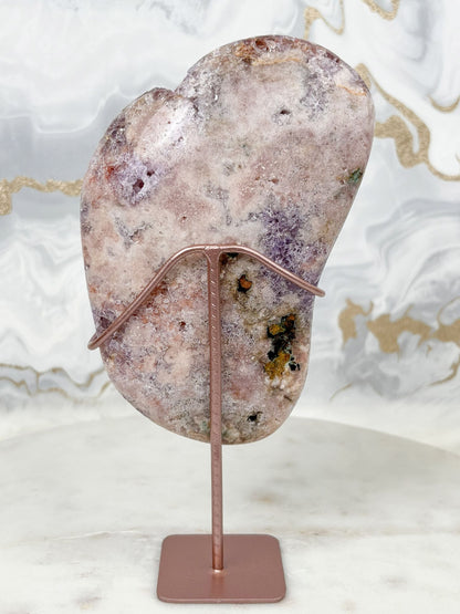 Pink Amethyst & Amethyst Freiform Nr. 2