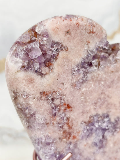 Pink Amethyst & Amethyst Freiform Nr. 2