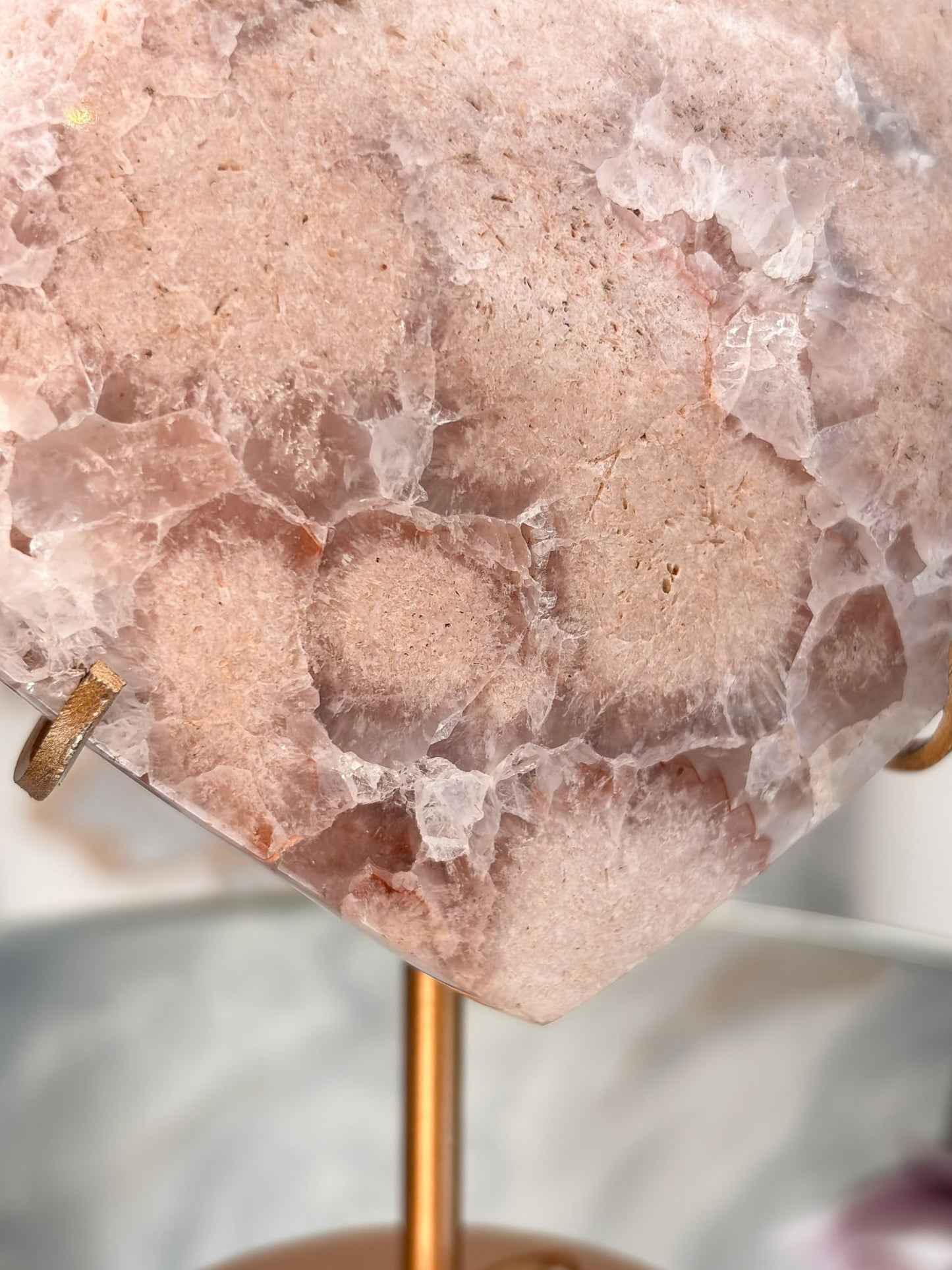 Pink Amethyst Herz